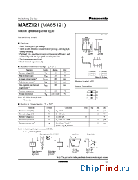 Datasheet MA6S121 manufacturer Panasonic